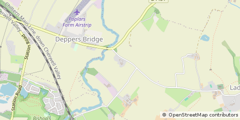 Map of Southam, Warwickshire