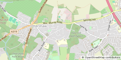 Map of Chertsey, Middlesex