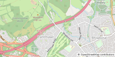 Map of Cardiff