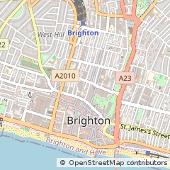 Map of Brighton, East Sussex
