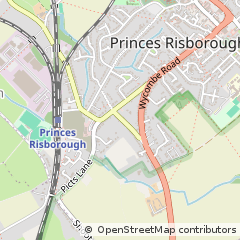 Map of Princes Risborough, Buckinghamshire
