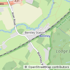 Map of Farnham, Hampshire