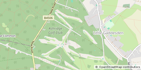 Map of Berkhamsted, Hertfordshire