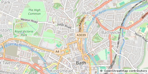 Map of Bath