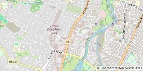 Map of Leicester