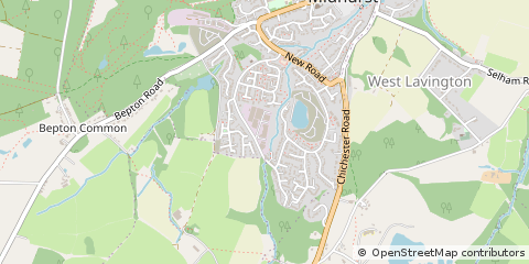 Map of Midhurst, Sussex