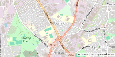 Map of Bradford