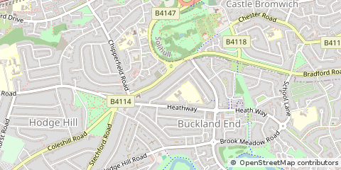 Map of Birmingham