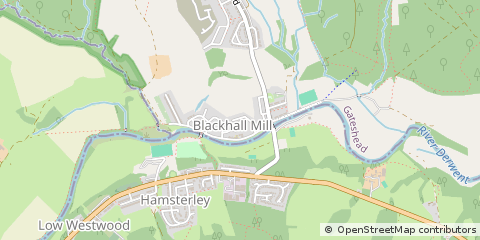 Map of Newcastle Upon Tyne, Tyne and Wear