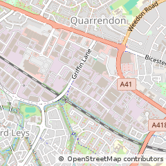 Map of Aylesbury, Buckinghamshire