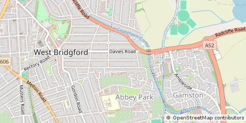 Map of Nottingham