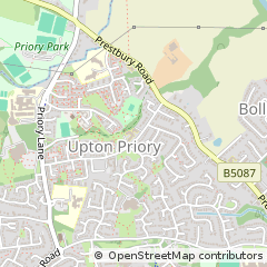 Map of Macclesfield, Cheshire