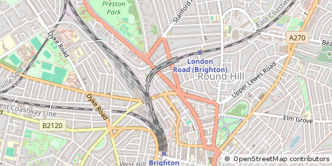 Map of Brighton