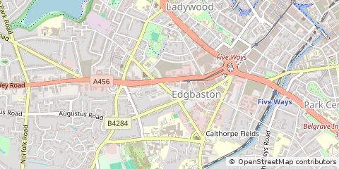 Map of Birmingham