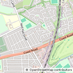 Map of Newcastle Upon Tyne