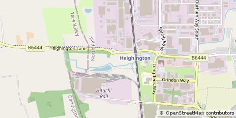 Map of Newton Aycliffe