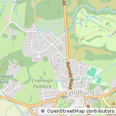 Map of Lyndhurst, Hampshire