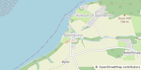 Map of Newport-on-TAY, Fife