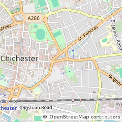 Map of Chichester, East Sussex