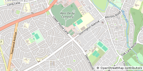 Map of Liverpool, Merseyside