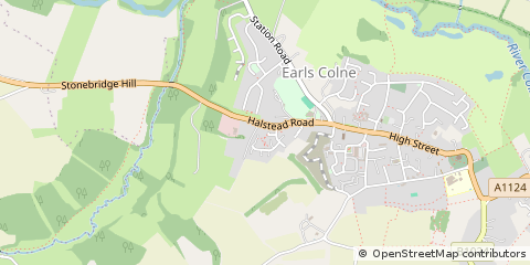 Map of Colchester
