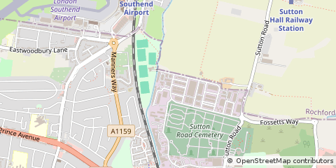 Map of Southend-on-SEA