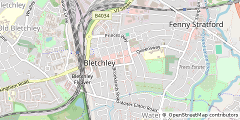 Map of Milton Keynes