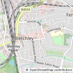 Map of Milton Keynes