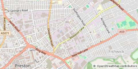 Map of Preston