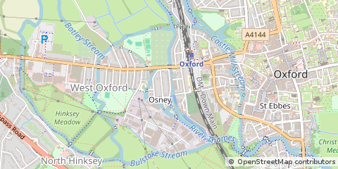 Map of Oxford