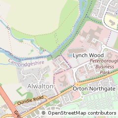 Map of Peterborough