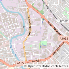 Map of Hull, East Yorkshire