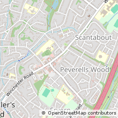 Map of Eastleigh, Hampshire