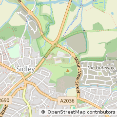 Map of Bexhill, East Sussex