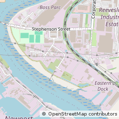Map of Newport, South Wales