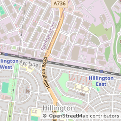 Map of Glasgow, Strathclyde
