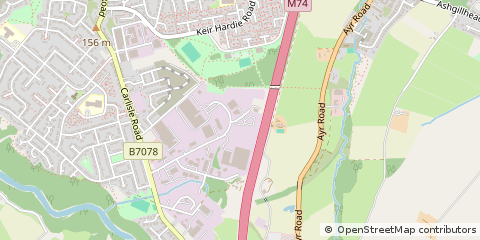 Map of Larkhall