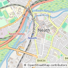 Map of Neath
