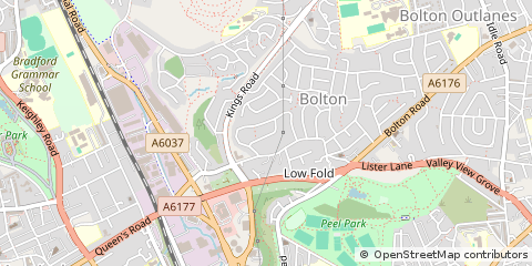 Map of Bradford