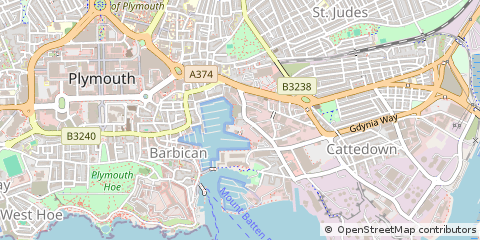Map of Plymouth