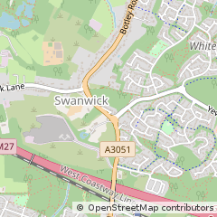 Map of Southampton, Hampshire