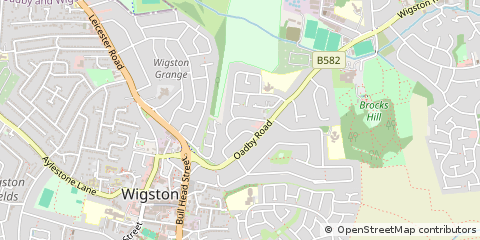 Map of Leicester