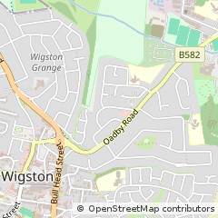 Map of Leicester