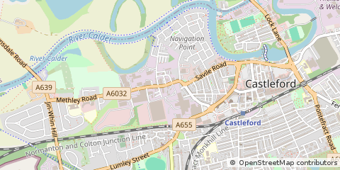 Map of West Yorkshire, Yorkshire