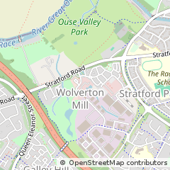 Map of Milton Keynes