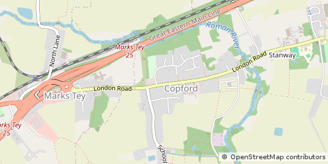 Map of Colchester, Essex