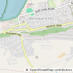 Map of Bideford, Devon
