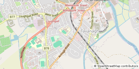 Map of Craigavon, Armagh