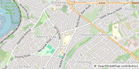 Map of Southampton