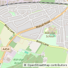 Map of Walsall, West Midlands